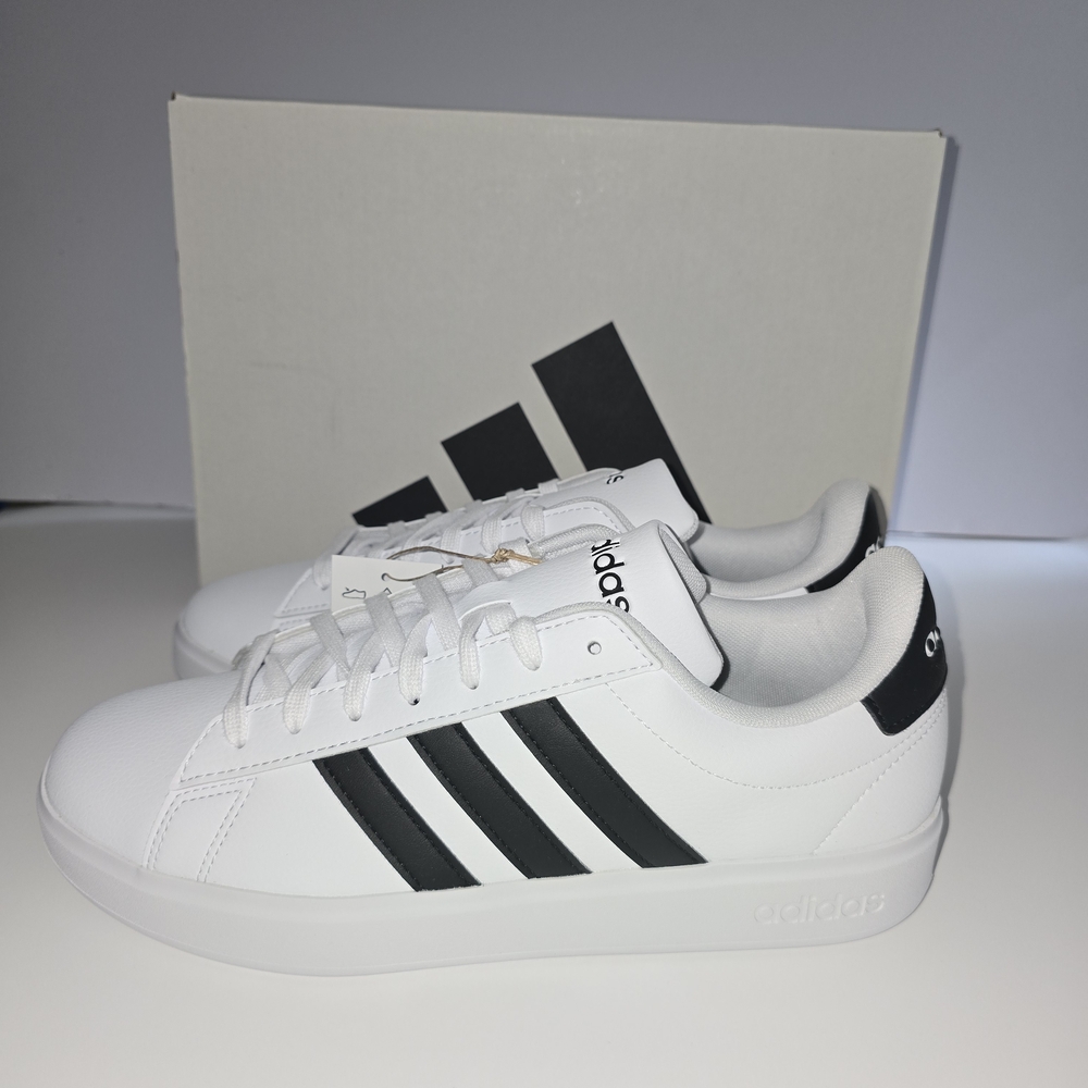 Adidas Women's Classic White and Black Sneakers